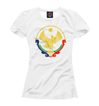 Женская футболка Герб Дагестана