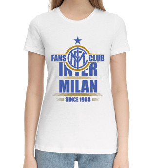 Женская хлопковая футболка Inter Milan